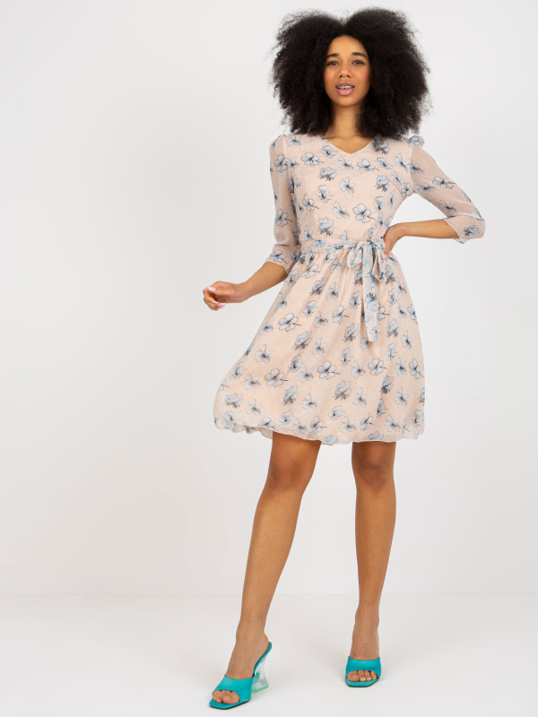 Šaty LK SK 508006.92P béžová 36