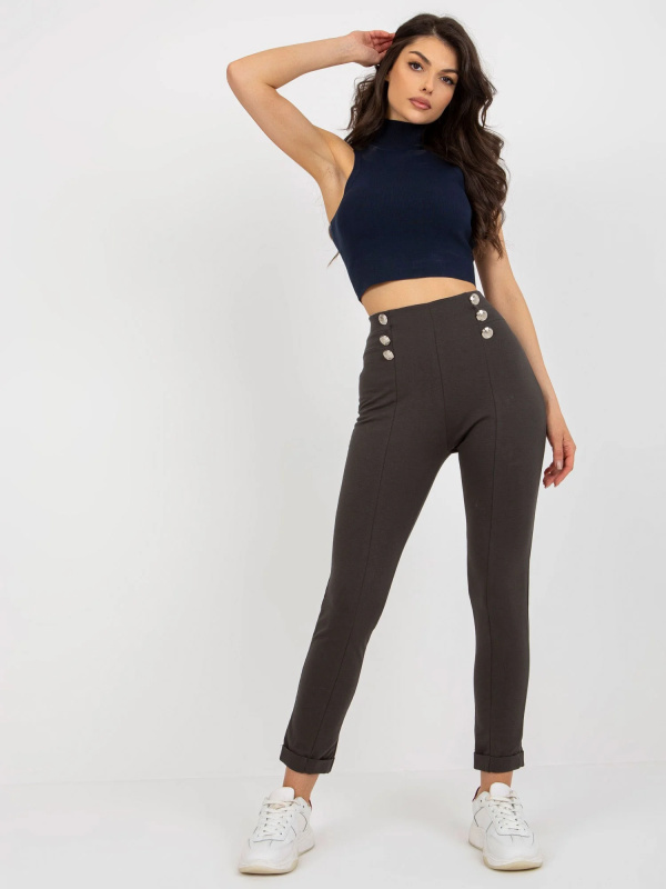 Tepláky RV DR 7731.19 tmavá khaki L