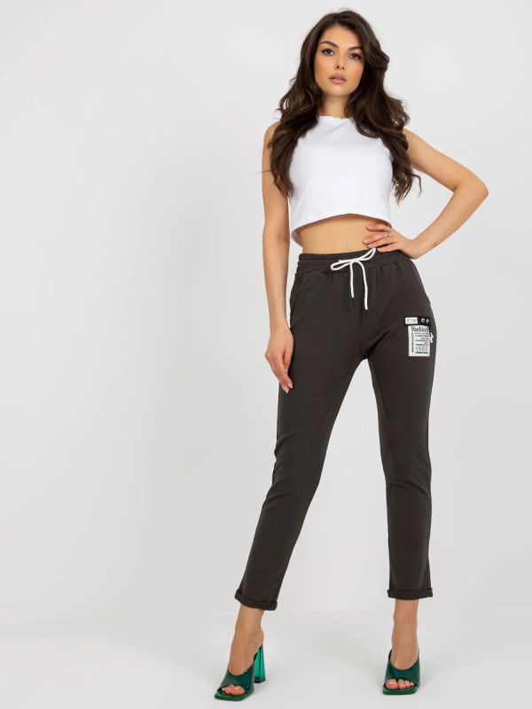 Tepláky RV DR 7520.82 tmavá khaki S