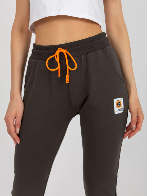 Tepláky RV DR 7886.04 tmavá khaki L