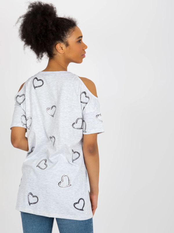 Halenka FA BZ 8452.77 světle šedá jedna velikost