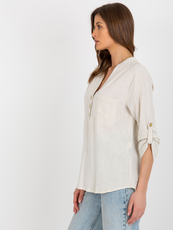 Halenka WN-KS-VE51.30X RUE PARIS Barva: Béžová - světle, Velikost: S