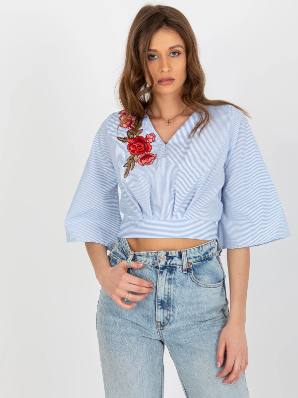 Halenka LK BZ 506243.78 bílá a modrá 38