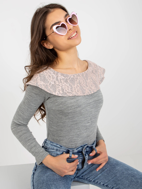 Jumper LK SW 506559 2.13 světle růžová 42