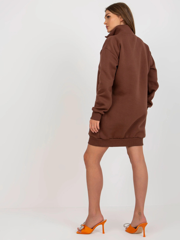 Mikina EM BL 773.16P tmavě hnědá jedna velikost