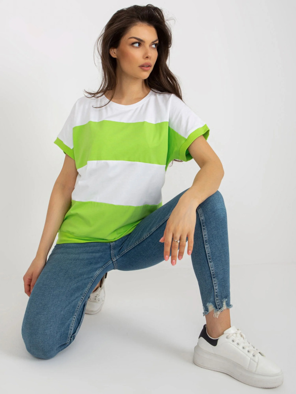 Halenka RV BZ 8640.36X bílá zelená L/XL