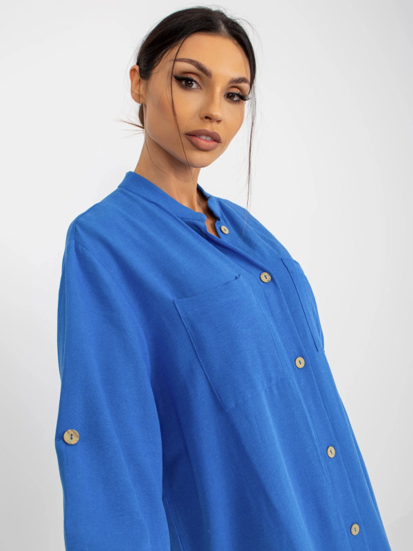 Šaty TW-SK-BE-199D.85P Och Bella Barva: Modrá, Velikost: L/XL