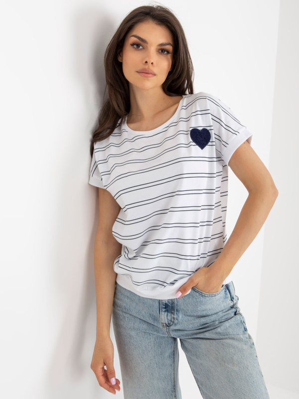 Halenka RV BZ 8619.94 bílá a tmavě modrá L/XL