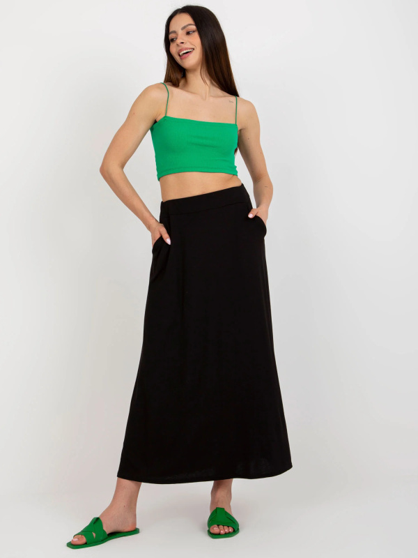 RUE PARIS Dámská sukně WN-SD-5005.13 Barva: Černá, Velikost: L/XL