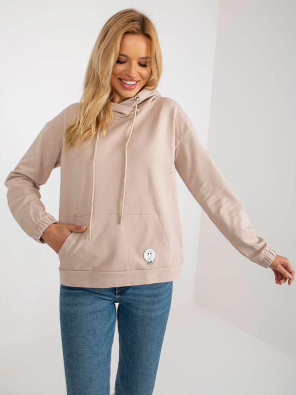 Mikina RV BL 8655.00P béžová S/M