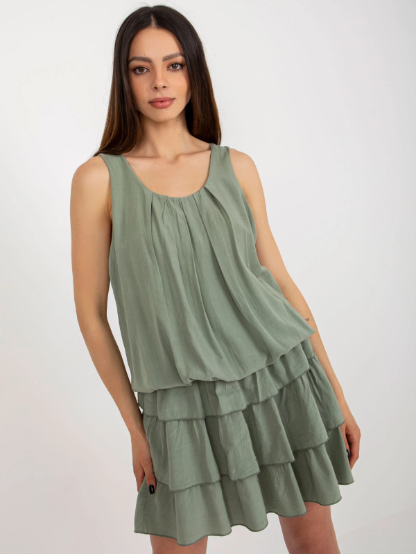 Och Bella Šaty -TW-SK-BI-8139.44 Barva: Zelená, Velikost: UNI