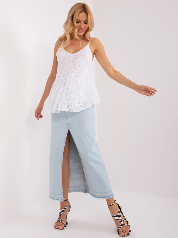 Och Bella Top-TW-TP-BI-2095.23X Barva: Bílá, Velikost: S