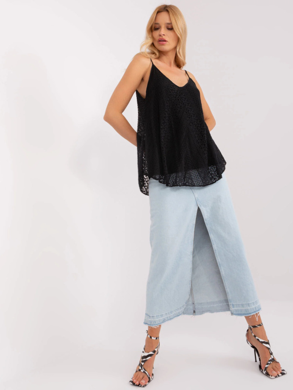 Och Bella Top-TW-TP-BI-2095.23X Barva: Černá, Velikost: M