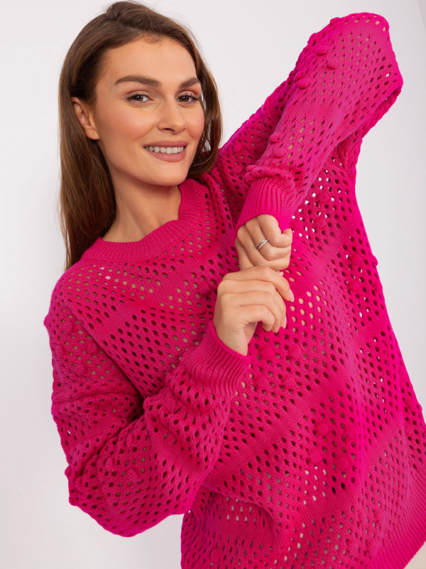 Svetr BA-SW-9007.85P BADU Barva: Růžová - tmavě, Velikost: UNI