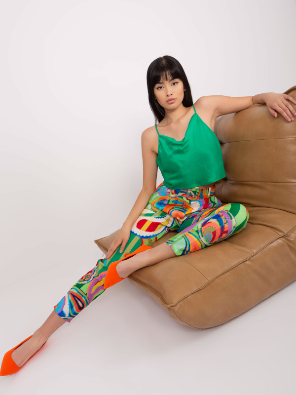 Kalhoty DHJ SP 12787C.06 zelená M