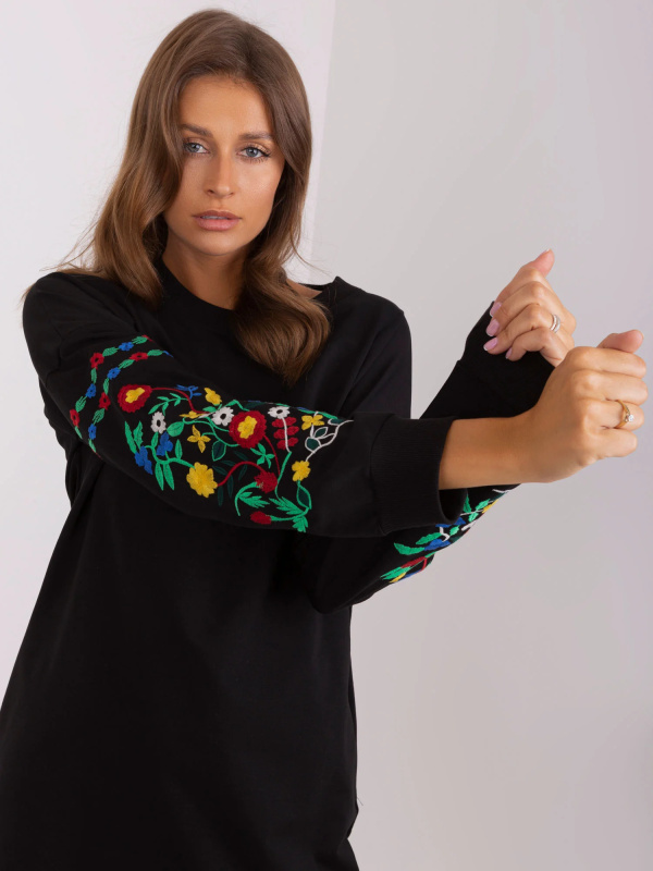 RV SK 8979 šaty.94P černá L/XL