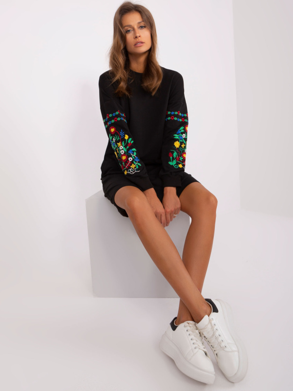 RV SK 8979 šaty.94P černá L/XL