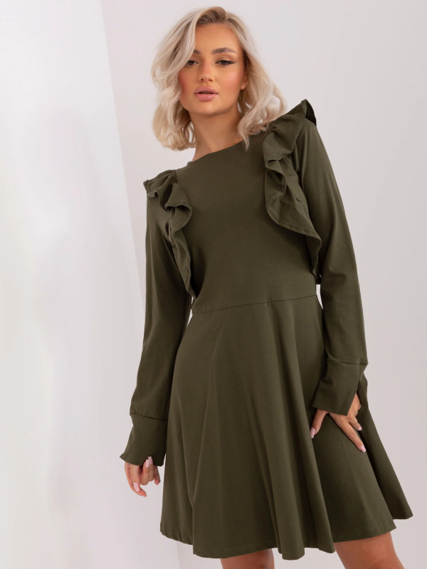 EM SK HW 20 395 šaty.34P khaki L