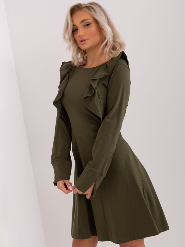 EM SK HW 20 395 šaty.34P khaki L