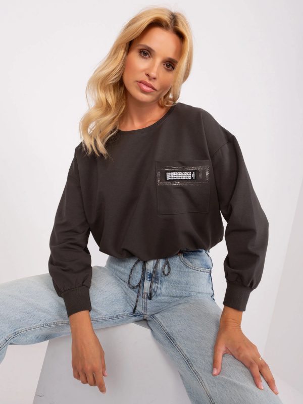 Halenka RV BZ 8156.85 tmavá khaki jedna velikost