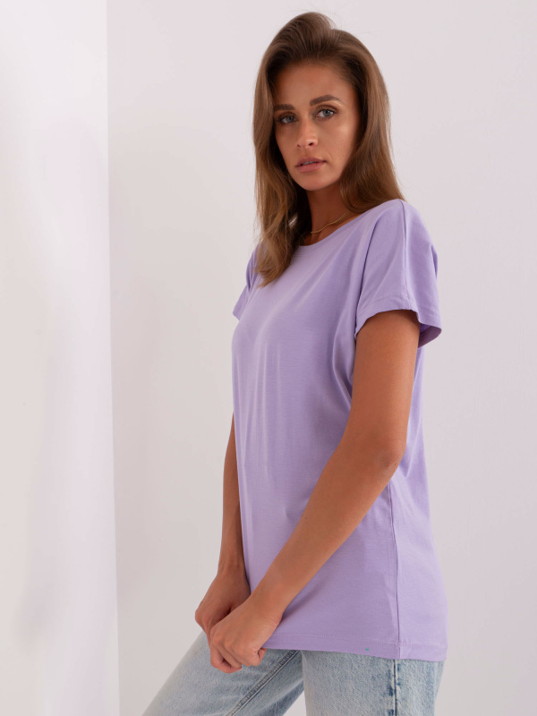 Tričko RV-TS-4662.03X BASIC FEEL GOOD Barva: Fialová, Velikost: M