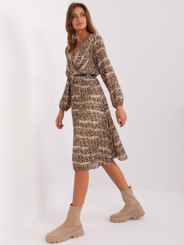 Šaty DHJ-SK-10536N-5.03P ITALY MODA Barva: Černá, Velikost: UNI