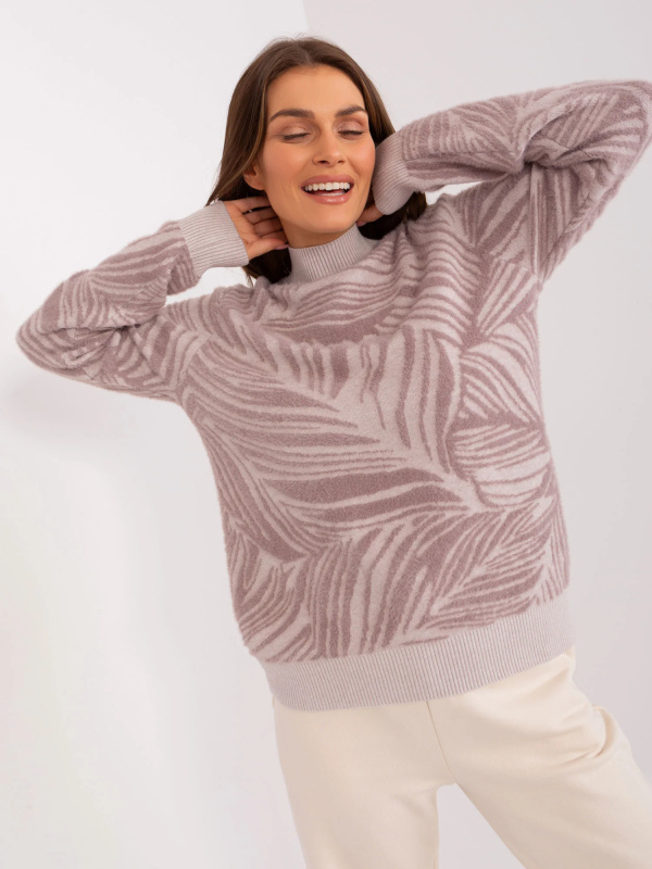 Jumper AT SW 2357.96 světle fialová jedna velikost