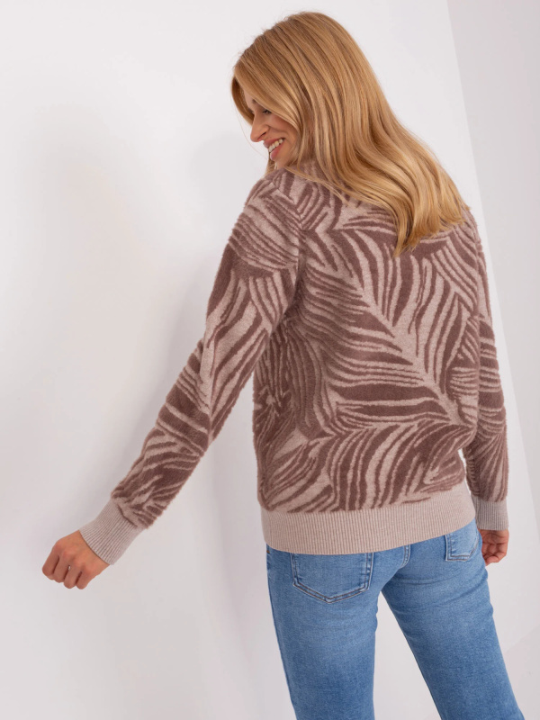 Jumper AT SW 2357.96 hnědá jedna velikost