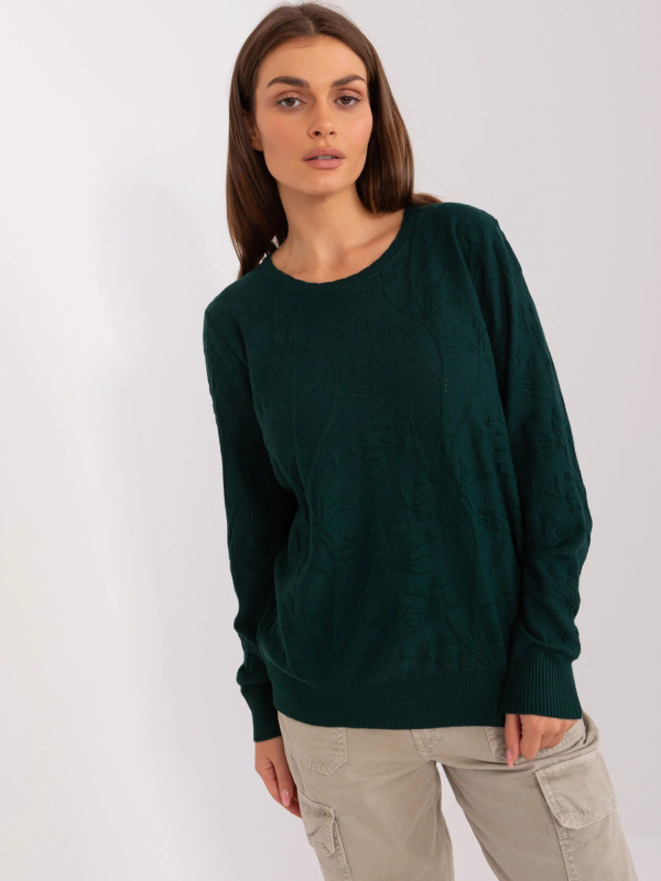Jumper AT SW 2231.99P tmavě zelená jedna velikost