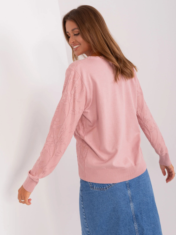 Jumper AT SW 2231.99P světle růžová jedna velikost