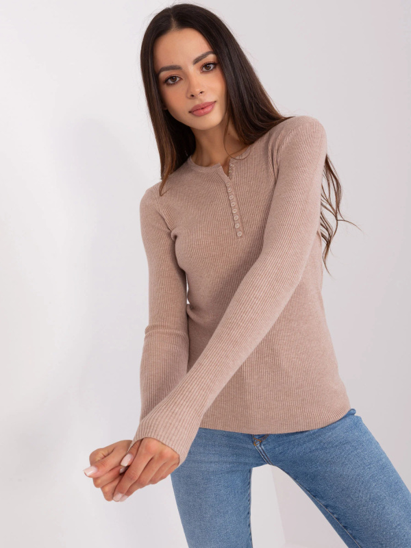 PM SW Y 0078 jumper.87 tmavě lila jedna velikost