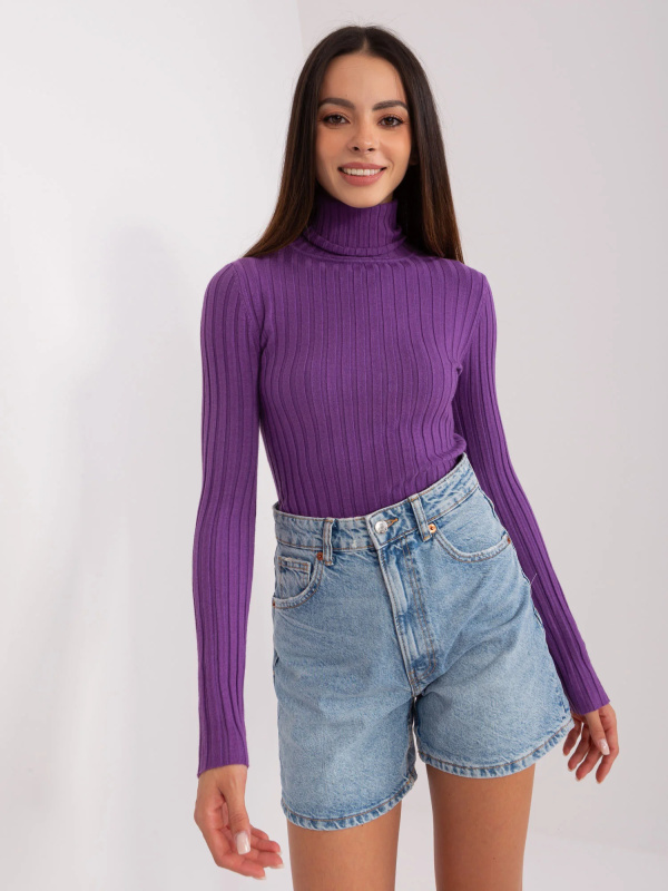 Jumper PM SW 1087.09 tmavě fialová S/M