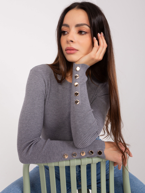 PM SW PM685 jumper.39P tmavě šedá M/L