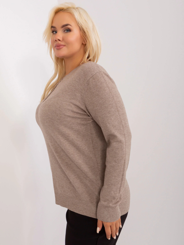 PM SW PM 3897 jumper.06P tmavě lila XL/XXL