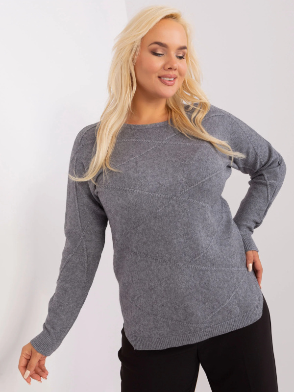 PM SW PM 3905 jumper.13 tmavě šedá XL/XXL