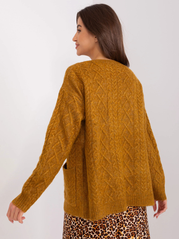 Jumper AT SW 2358.31 tmavě žlutá jedna velikost