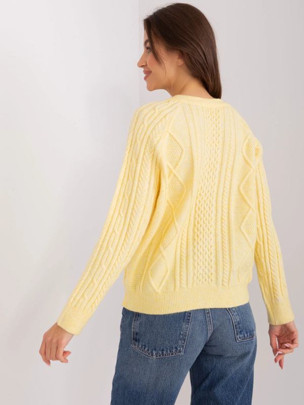 Sweter AT SW 2346 2.99P jasny żółty jedna velikost