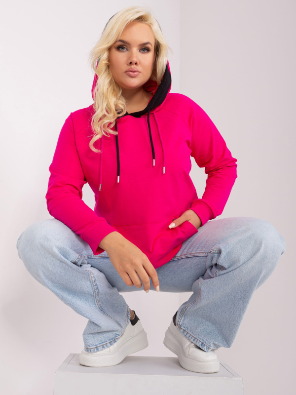 Mikina RV BL 9087.77P fuchsiová jedna velikost