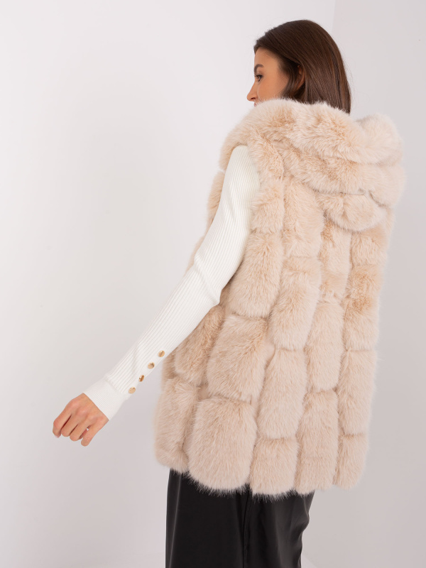 Wool Fashion Italia Vesta -AT-KZ-2379.96P Barva: Béžová - tmavě, Velikost: 2XL/3XL