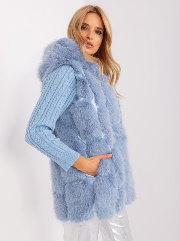Wool Fashion Italia Vesta -AT-KZ-2379.96P Barva: Modrá, Velikost: S/M
