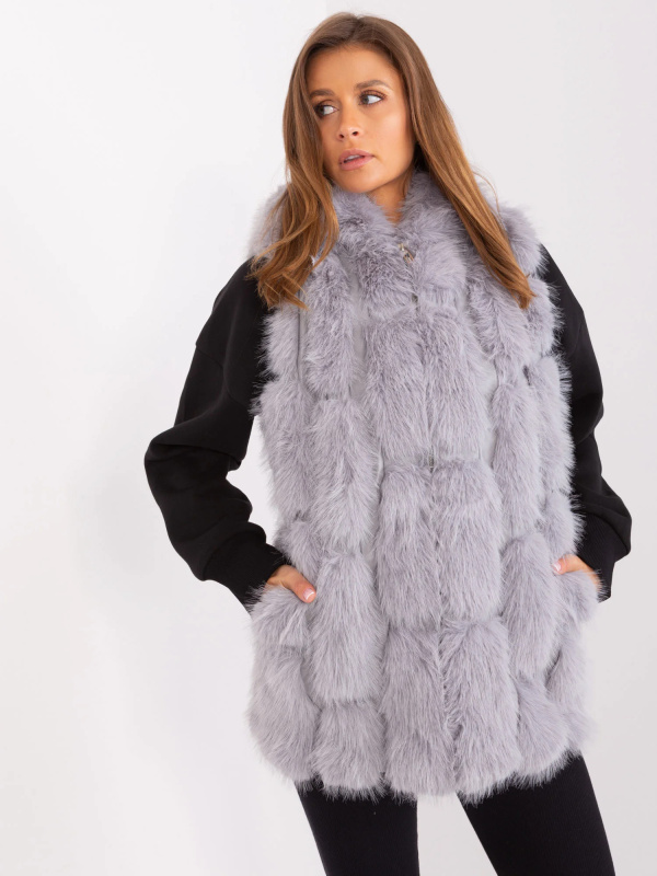 Wool Fashion Italia Vesta -AT-KZ-2379.96P Barva: Šedá, Velikost: 2XL/3XL