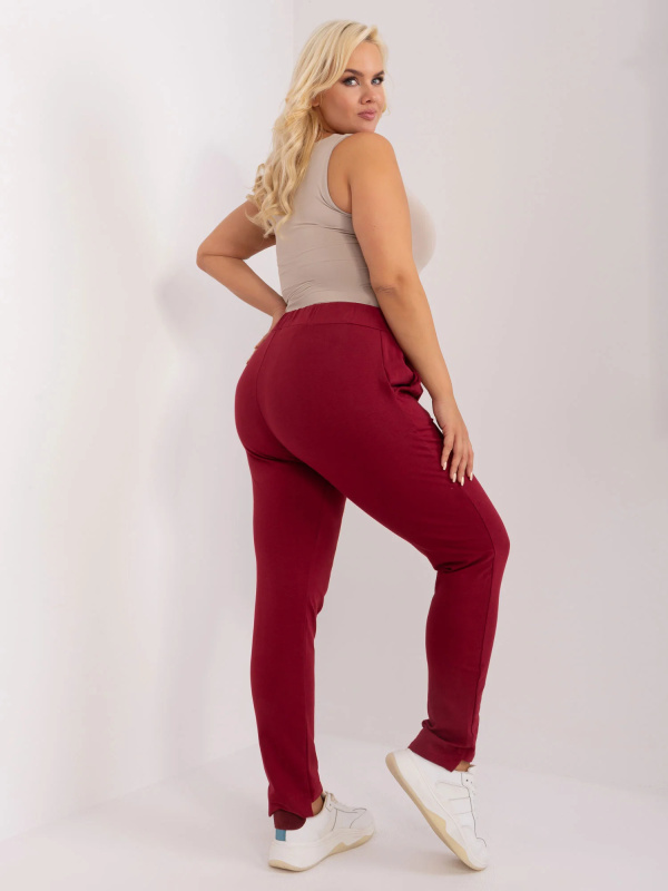 Teplákové kalhoty RV DR 8930 1.35P kaštanová 3XL