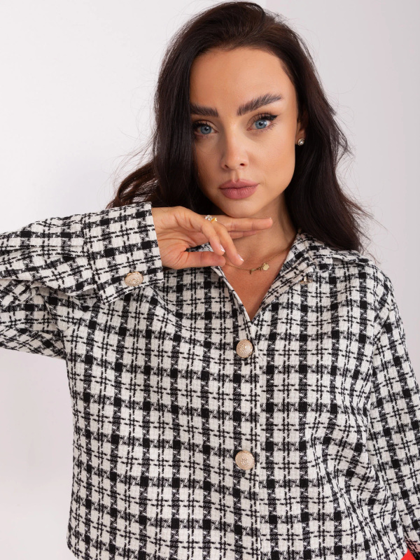 Bunda LK KR 509432.27 černobílých S/M