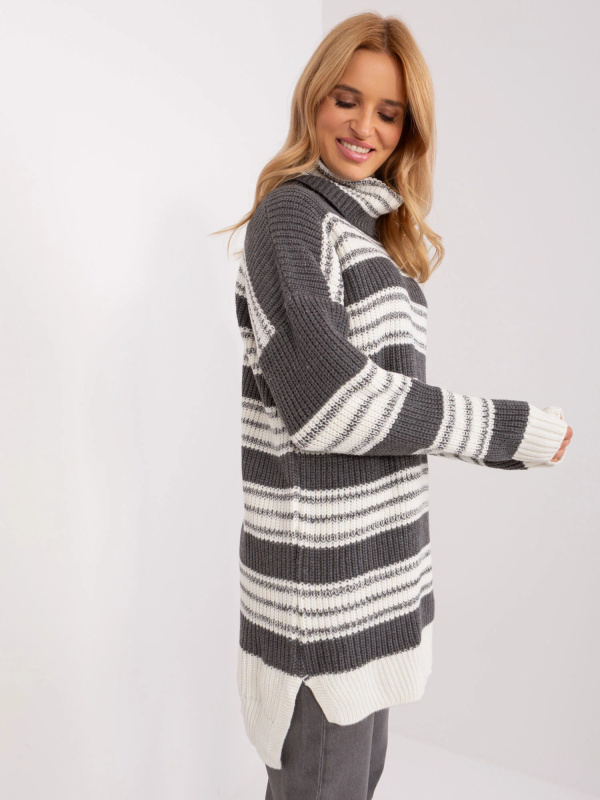 BA SK 8007 šaty.42P tmavě šedá jedna velikost