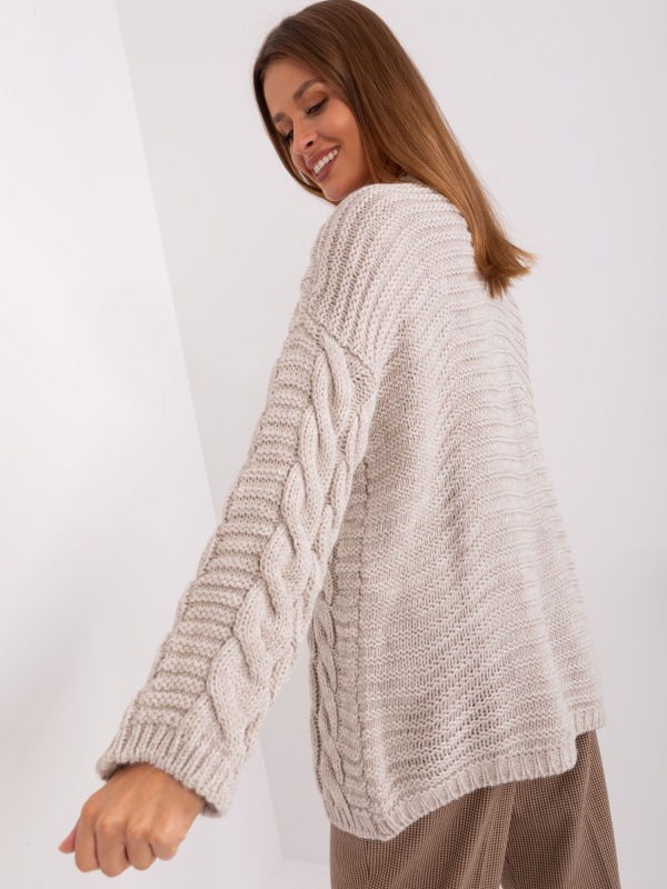 BA SW 8047 jumper.92P béžová jedna velikost