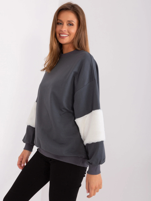 FA BL 8903 mikina.26 grafit jedna velikost