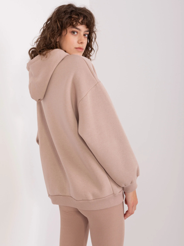 FA BL 8808 mikina.95 tmavě lila jedna velikost