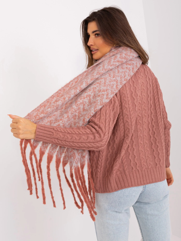 Šála AT SZ 23125.75 tmavě oranžová jedna velikost