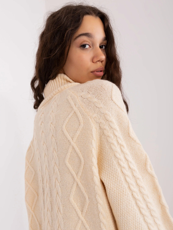 Jumper AT SW 2355 2.12P ecru jedna velikost