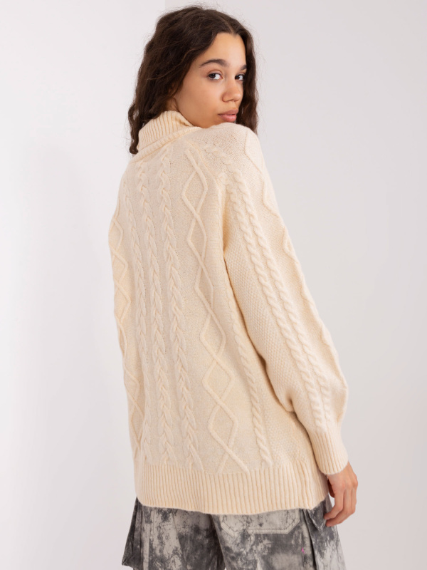 Jumper AT SW 2355 2.12P ecru jedna velikost